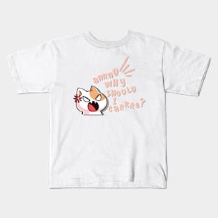 Angry Cat Yelling Kids T-Shirt